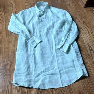 Fil Noir linen shirt dress - tunic